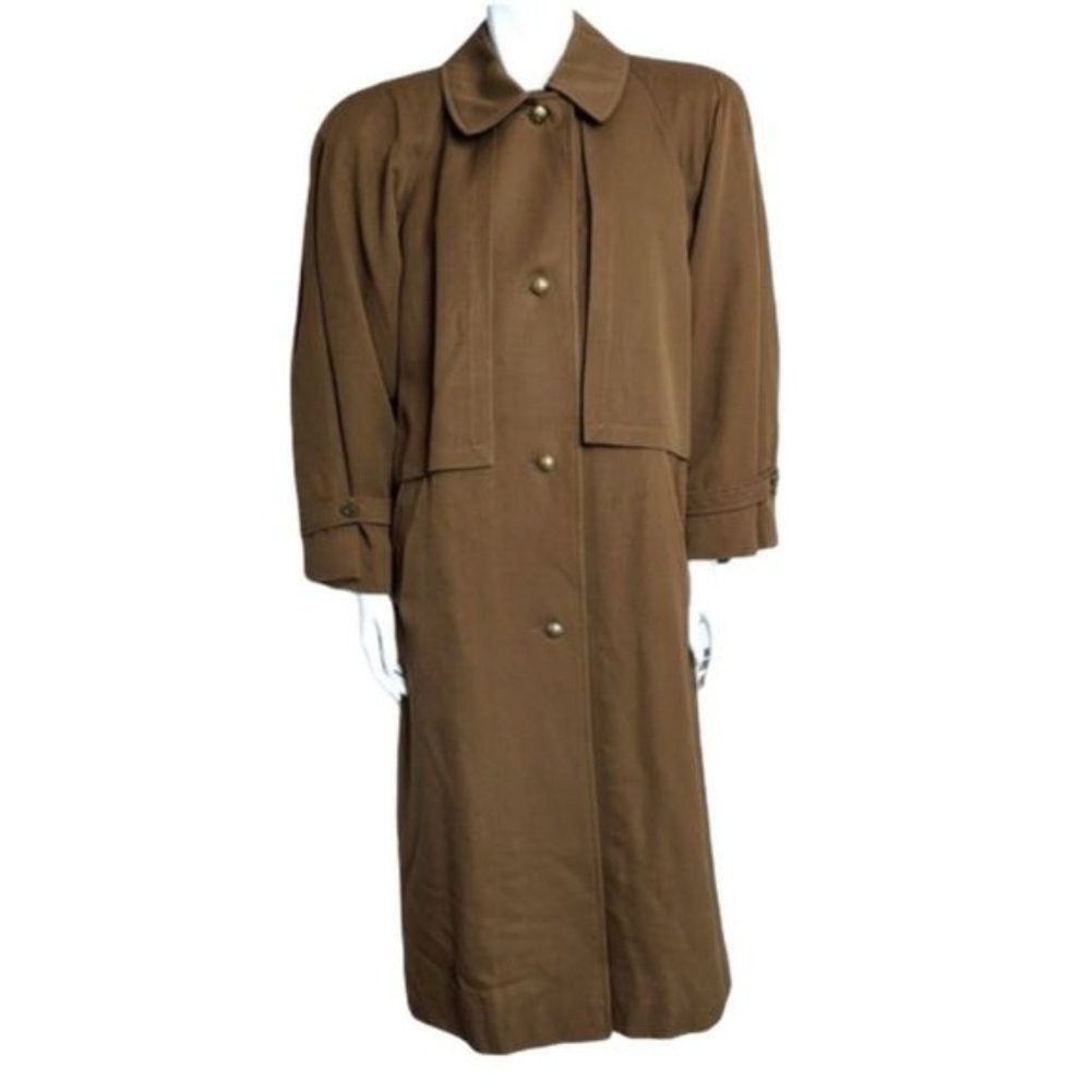 Vintage wool trench coat